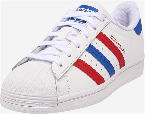 adidas superstar weiss blaue streifen|Adidas superstars weiß.